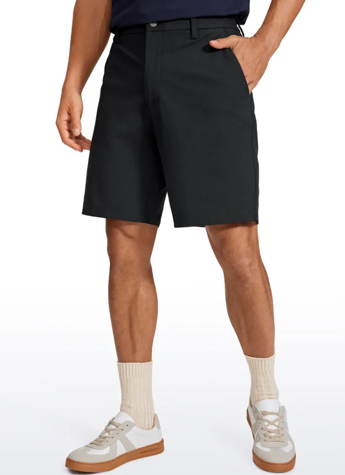 Outlet CRZ YOGA All-Day Comfy Golf Shorts with Pockets 9''