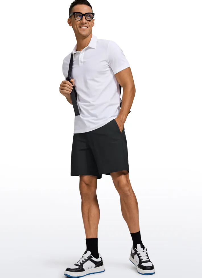 Outlet CRZ YOGA All-Day Comfy Golf Shorts with Pockets 7''