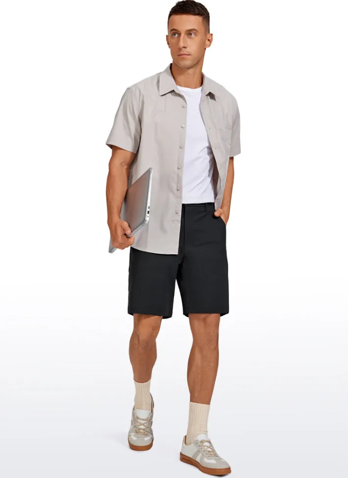 Outlet CRZ YOGA All-Day Comfy Golf Shorts with Pockets 9''