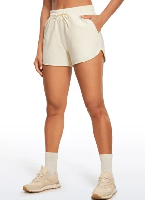 Best CRZ YOGA Amenity Mid Rise Sweat Shorts 3.5''