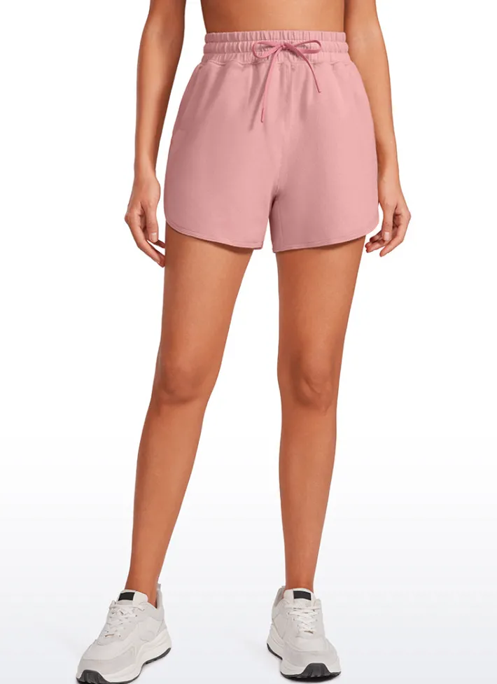 Fashion CRZ YOGA Amenity Mid Rise Sweat Shorts 3.5''