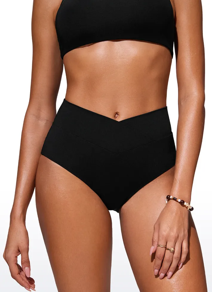 Flash Sale CRZ YOGA Bikini Bottom - V Cross Waist