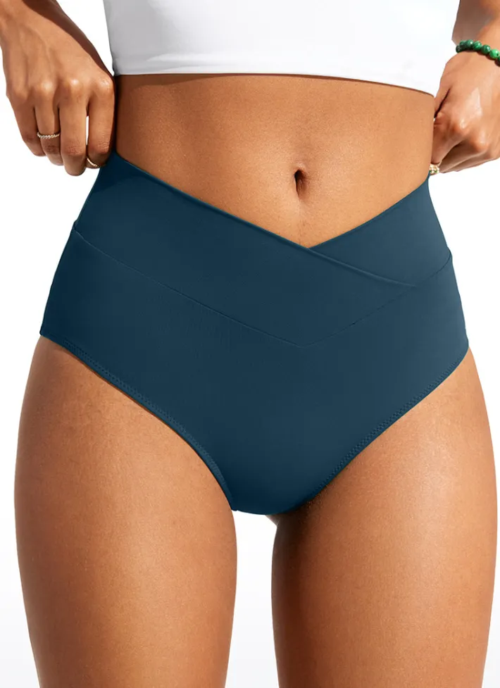 Flash Sale CRZ YOGA Bikini Bottom - V Cross Waist