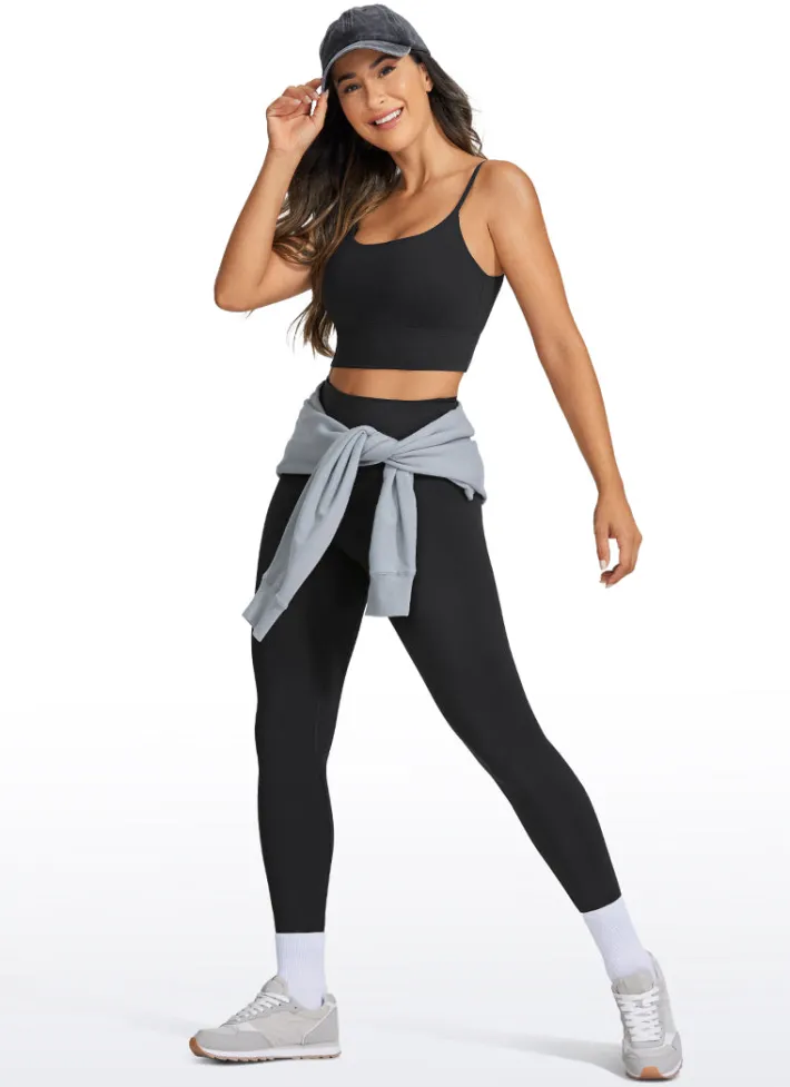 Flash Sale CRZ YOGA Brushed Nakedfeel Longline Bra Adjustable