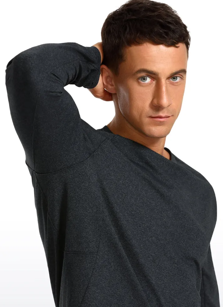Shop CRZ YOGA Brushed Slim-Fit Long Sleeve