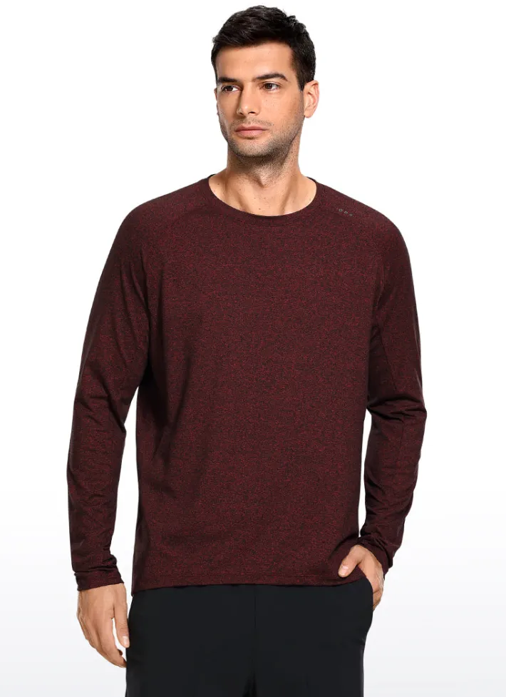 Shop CRZ YOGA Brushed Slim-Fit Long Sleeve