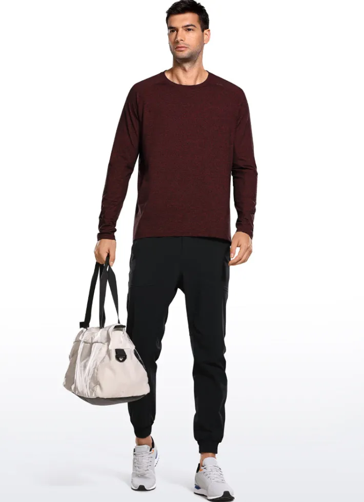 Shop CRZ YOGA Brushed Slim-Fit Long Sleeve