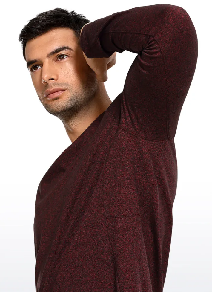 Shop CRZ YOGA Brushed Slim-Fit Long Sleeve