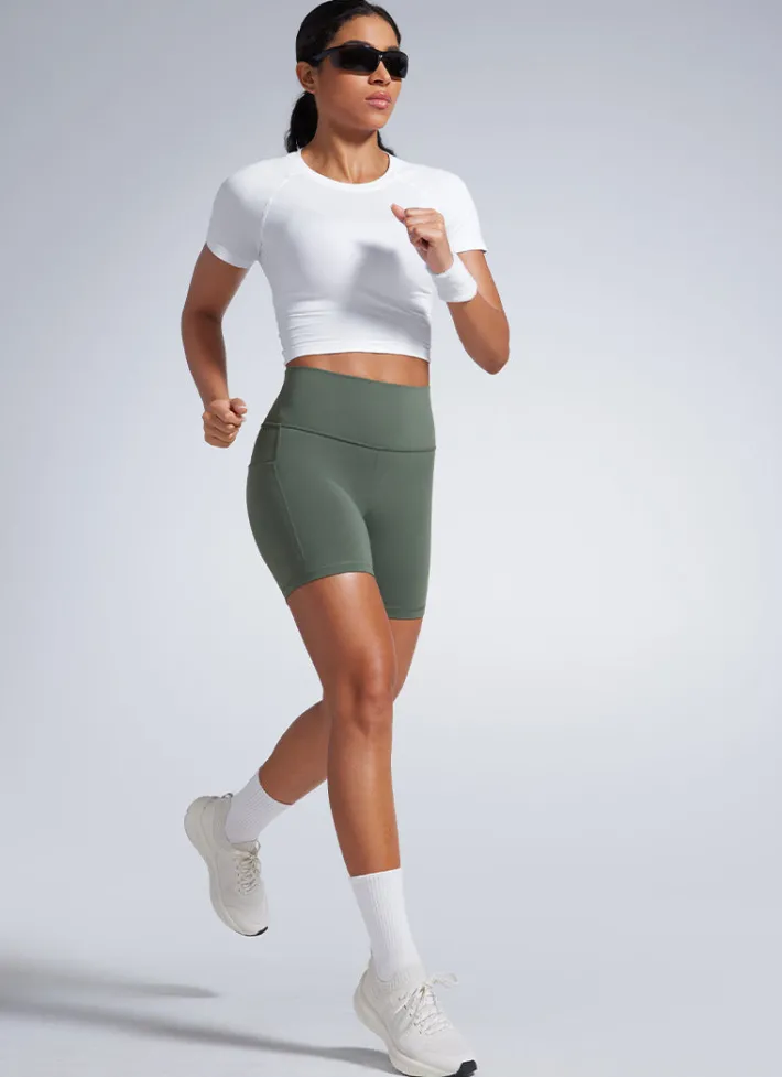 Discount CRZ YOGA Butterbreeze Pocket Shorts 6''