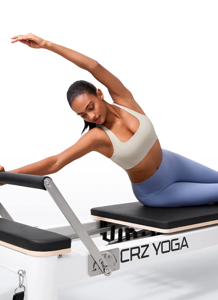 Store CRZ YOGA Butterlift Double Lined Square Neck Sports Bras