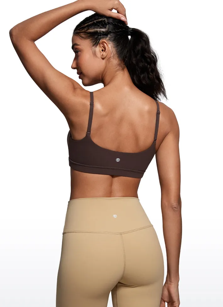 Discount CRZ YOGA Butterluxe Adjustable Spaghetti Strap Bra