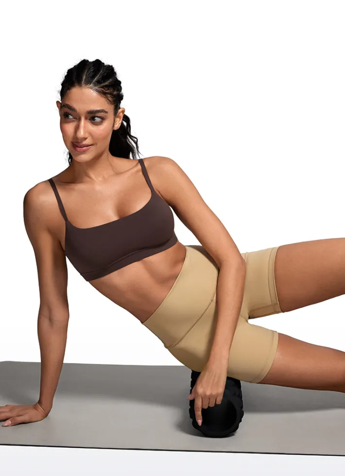 Discount CRZ YOGA Butterluxe Adjustable Spaghetti Strap Bra