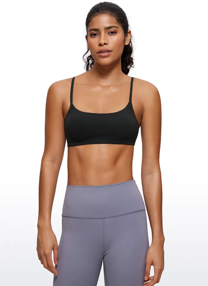 Discount CRZ YOGA Butterluxe Adjustable Spaghetti Strap Bra