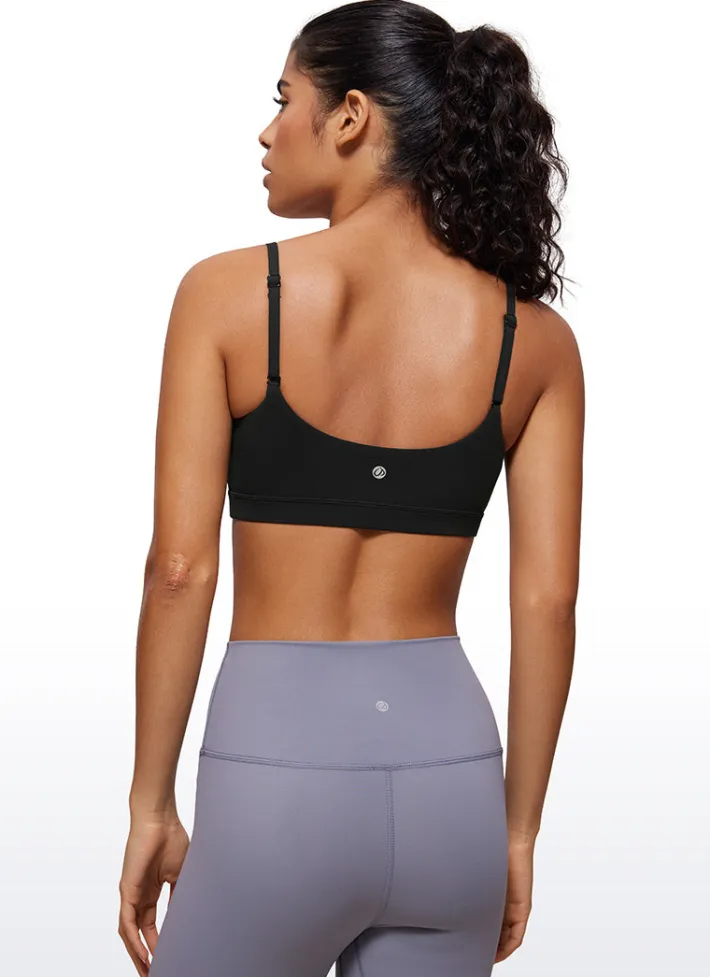 Discount CRZ YOGA Butterluxe Adjustable Spaghetti Strap Bra