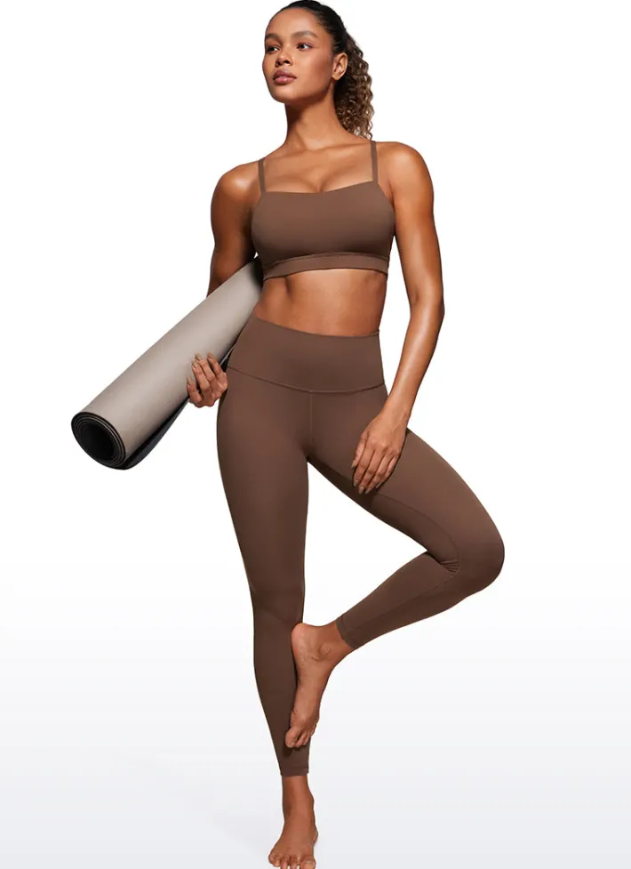Discount CRZ YOGA Butterluxe Adjustable Spaghetti Thin Strap Sports Bra