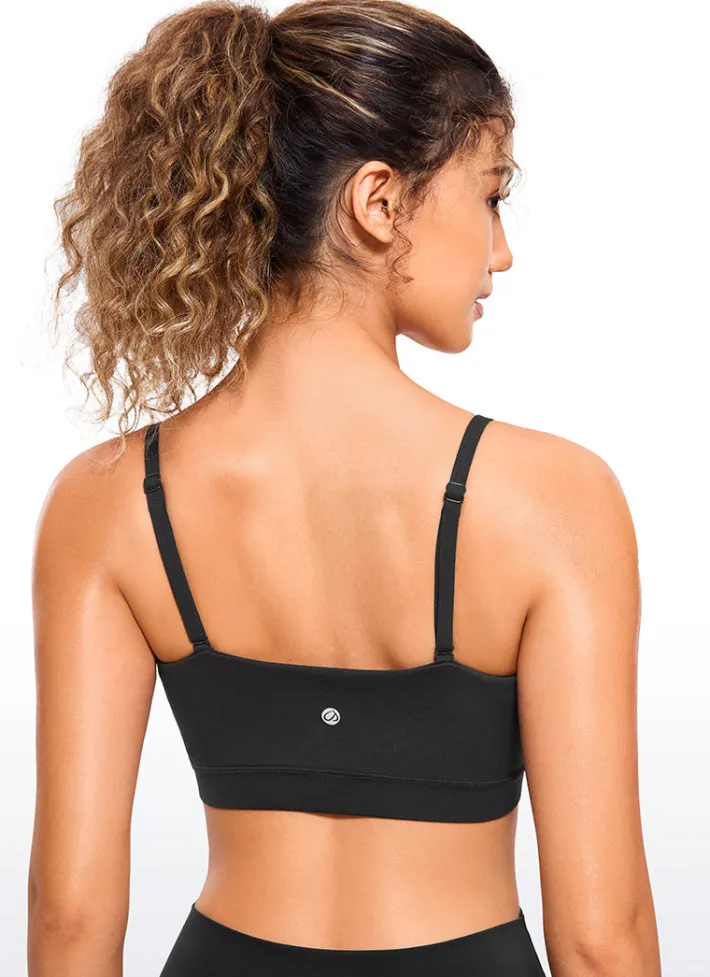 Discount CRZ YOGA Butterluxe Adjustable Spaghetti Thin Strap Sports Bra