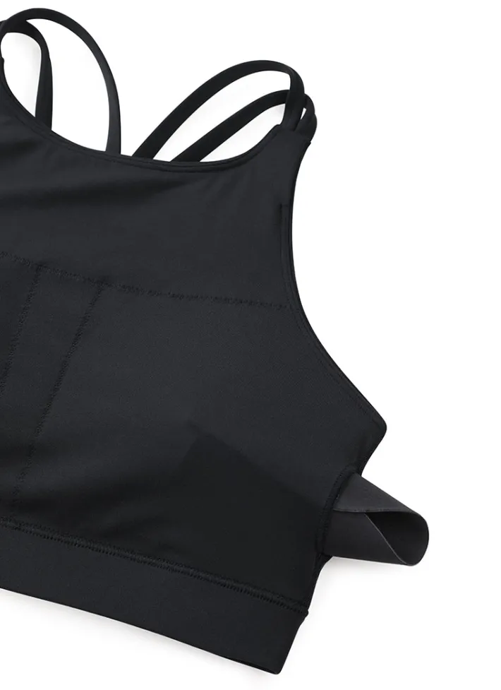 Discount CRZ YOGA Butterluxe Bra High Neck Longline Criss Cross Back