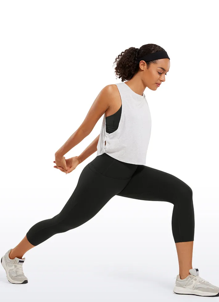 Cheap CRZ YOGA Butterluxe Capri with Pockets 21''