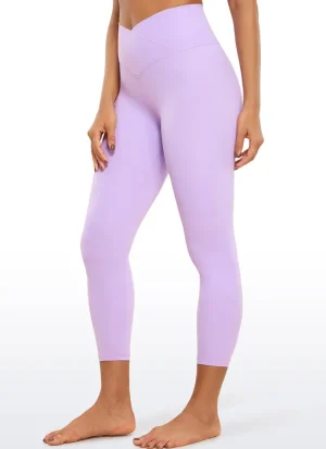 Clearance CRZ YOGA Butterluxe Capris Leggings 23"- V Cross Waist