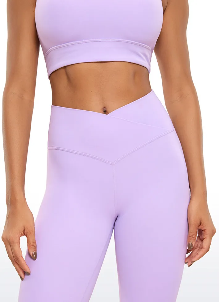Clearance CRZ YOGA Butterluxe Capris Leggings 23"- V Cross Waist