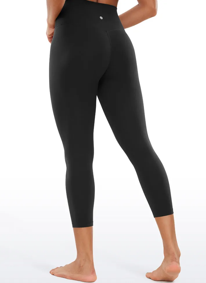 Clearance CRZ YOGA Butterluxe Capris Leggings 23"- V Cross Waist