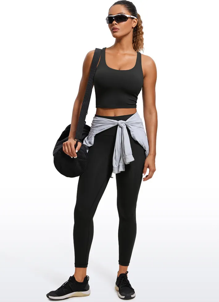 Discount CRZ YOGA Butterluxe Criss Cross Back Built-in Bra Tanks
