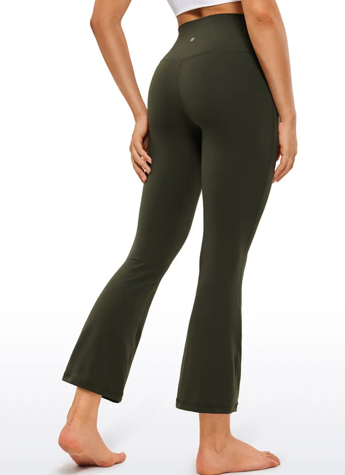 New CRZ YOGA Butterluxe Crossover Flare Leggings 25.6'' - V Cross Waist