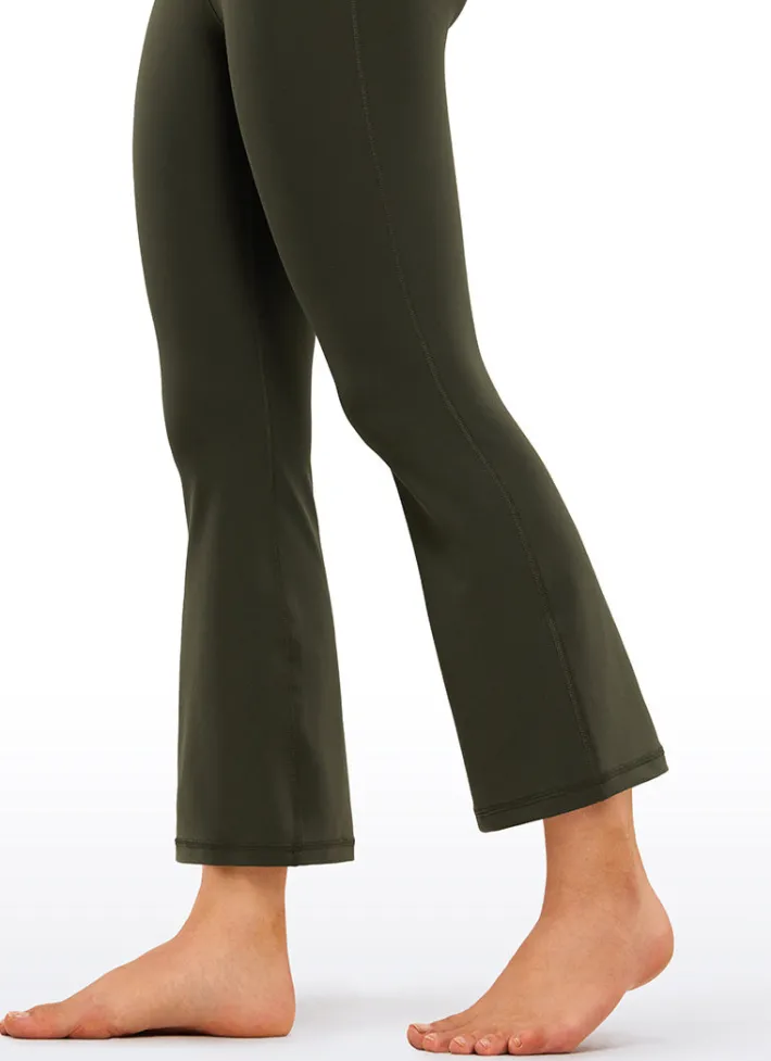 New CRZ YOGA Butterluxe Crossover Flare Leggings 25.6'' - V Cross Waist