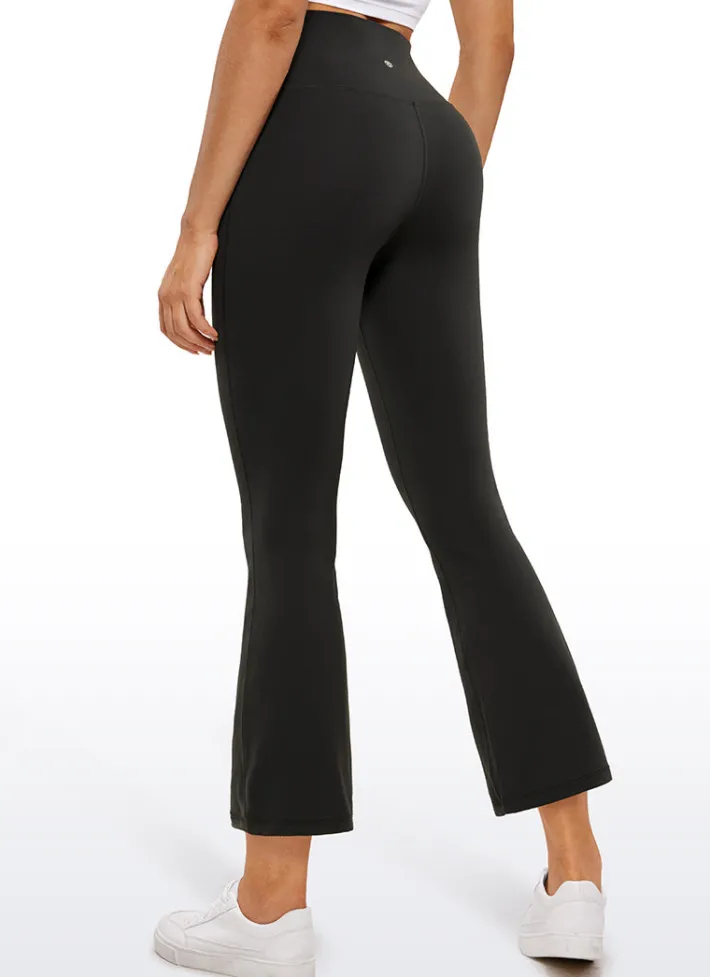 New CRZ YOGA Butterluxe Crossover Flare Leggings 25.6'' - V Cross Waist