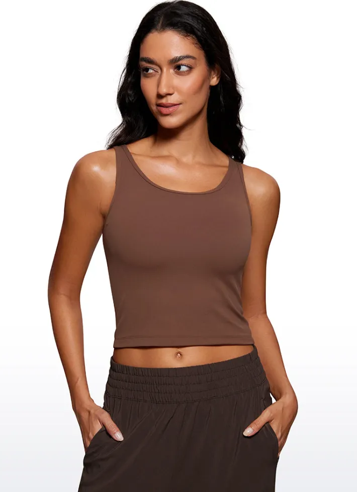 Online CRZ YOGA Butterluxe Double Lined Scoop Neck Tank Top