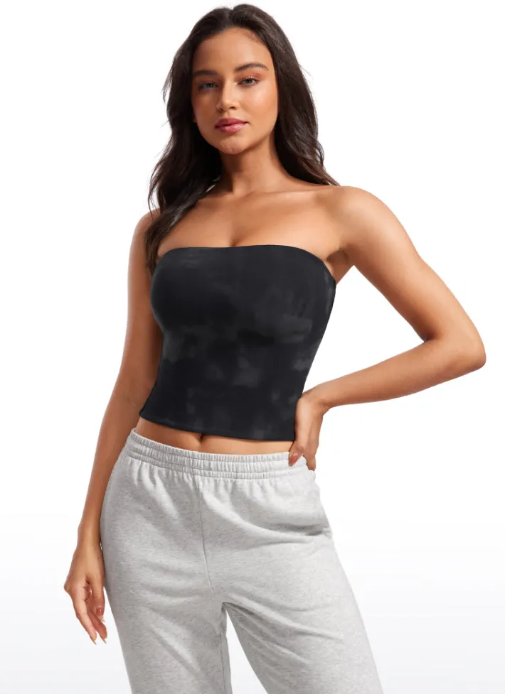 Best Sale CRZ YOGA Butterluxe Double Lined Strapless Top