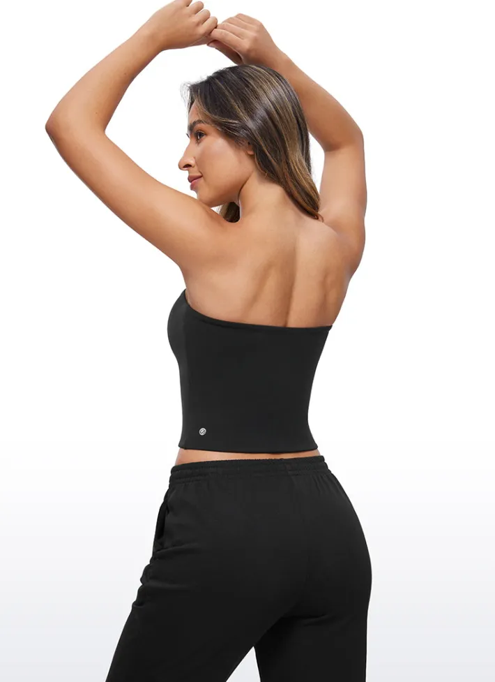 Best Sale CRZ YOGA Butterluxe Double Lined Strapless Top