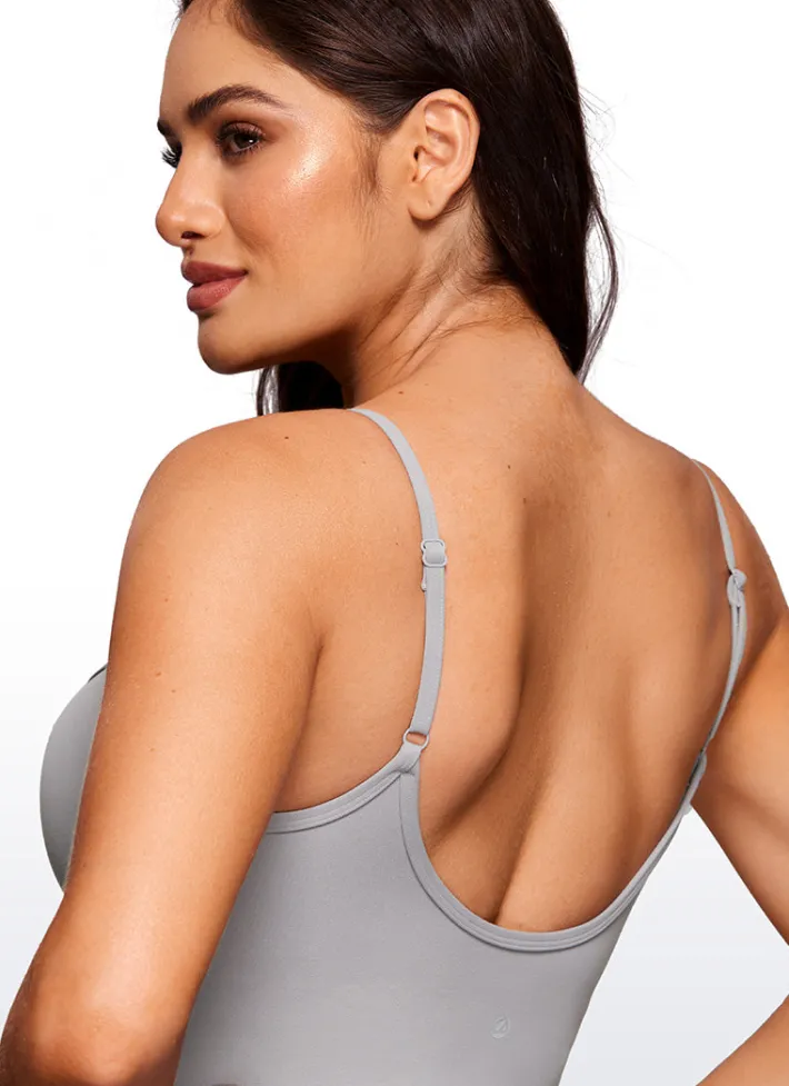 Fashion CRZ YOGA Butterluxe Flare Jumpsuits Build-in Bra Bodysuits 30''