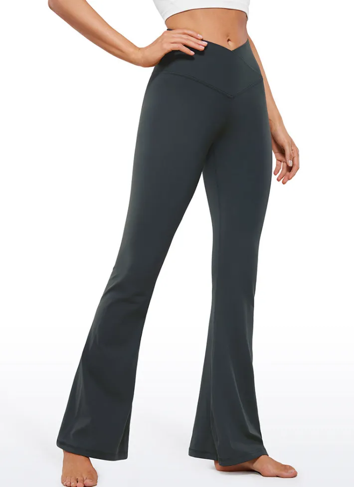 Cheap CRZ YOGA Butterluxe Flare Leggings 31'' - V Cross Waist