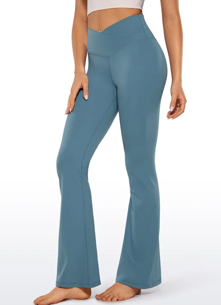Cheap CRZ YOGA Butterluxe Flare Leggings 31'' - V Cross Waist