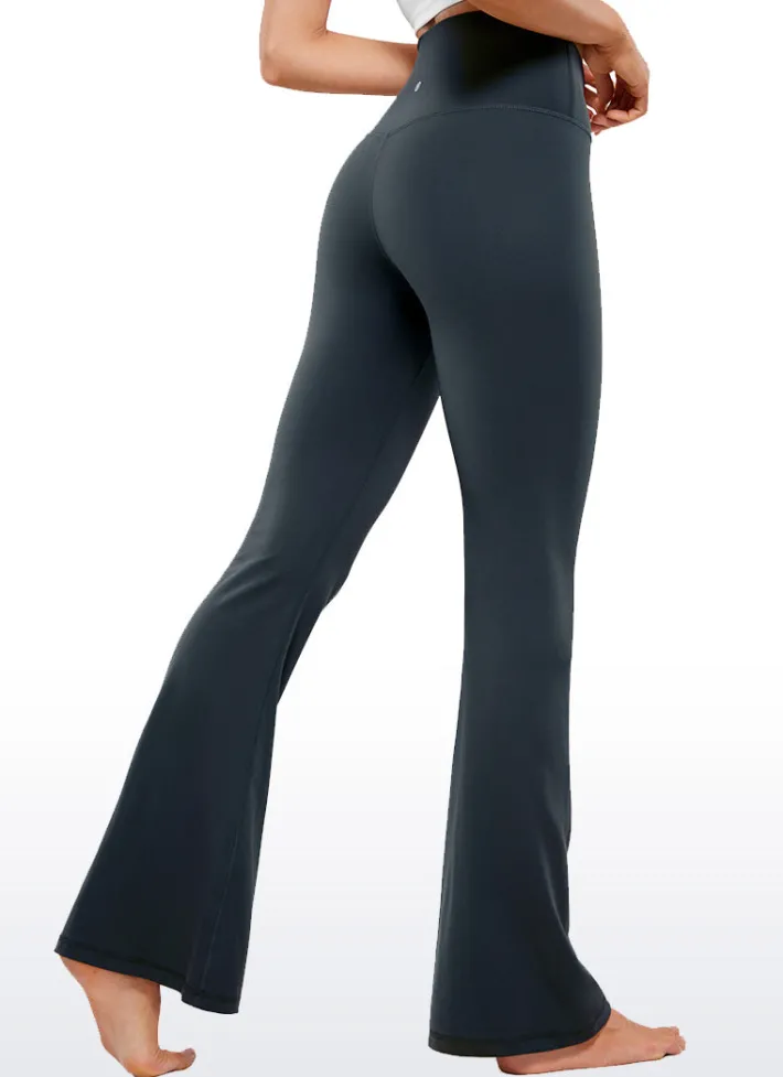 New CRZ YOGA Butterluxe Flare Leggings 31'' - V Cross Waist