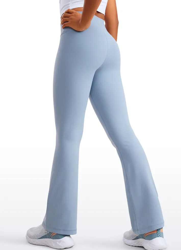 Cheap CRZ YOGA Butterluxe Girls Crossover Flare Leggings
