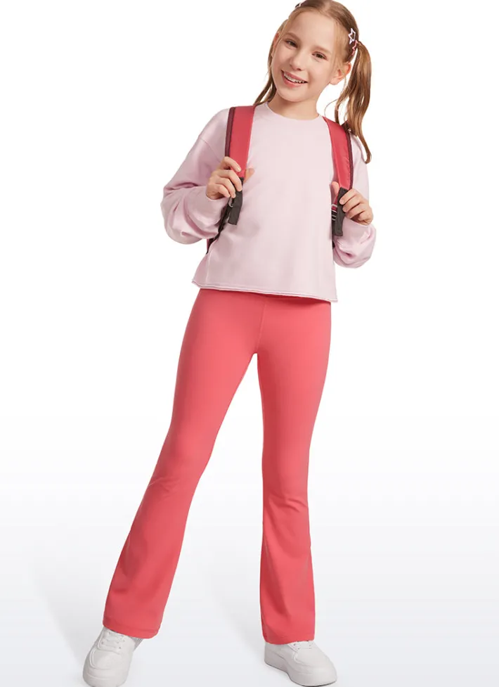 Outlet CRZ YOGA Butterluxe Girls Crossover Flare Leggings