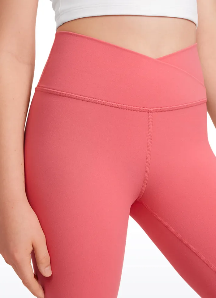 Outlet CRZ YOGA Butterluxe Girls Crossover Flare Leggings