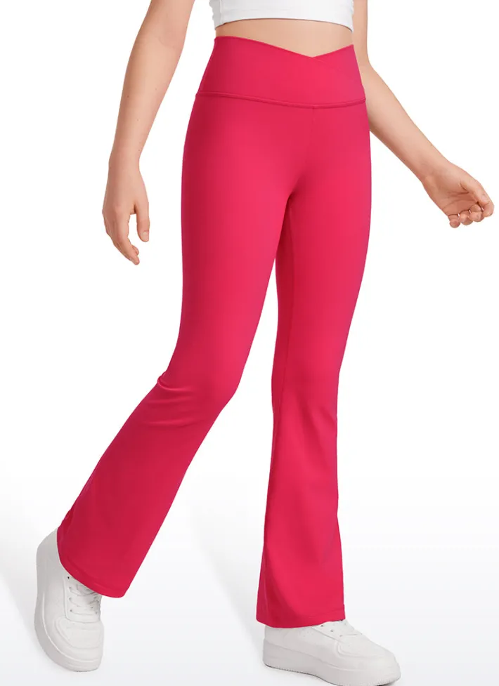 Outlet CRZ YOGA Butterluxe Girls Crossover Flare Leggings
