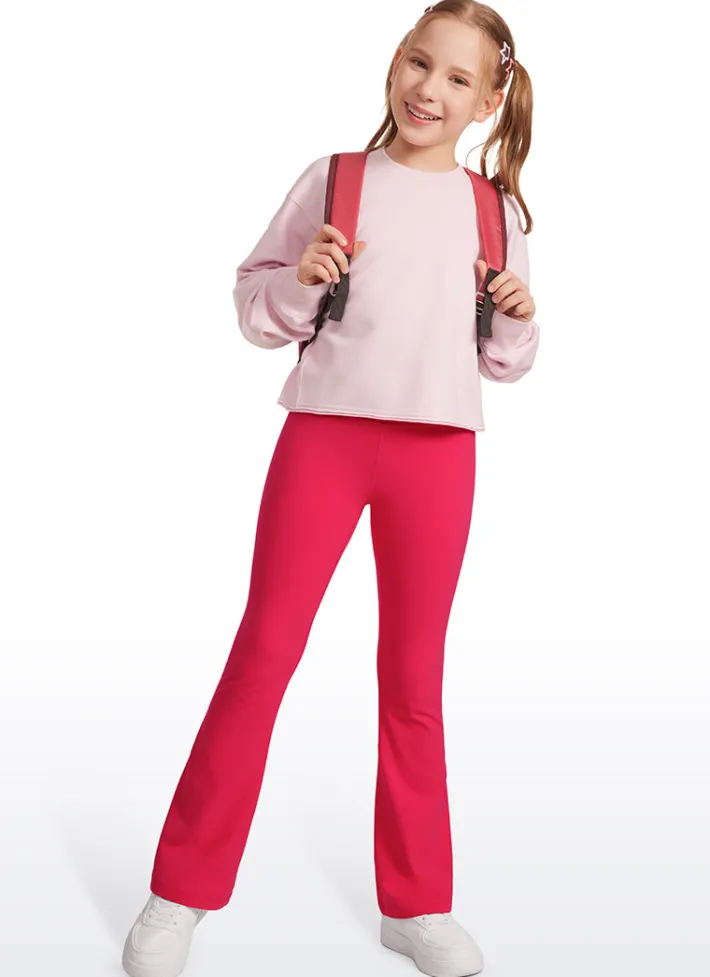 Outlet CRZ YOGA Butterluxe Girls Crossover Flare Leggings