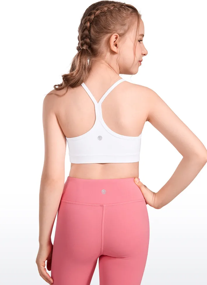 Store CRZ YOGA Butterluxe Girls Sports Bras Y Back