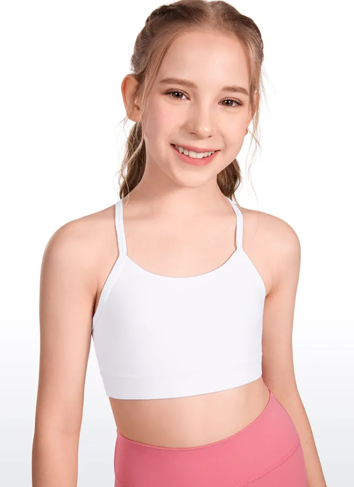 Store CRZ YOGA Butterluxe Girls Sports Bras Y Back