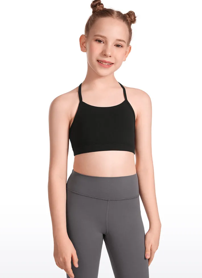 Store CRZ YOGA Butterluxe Girls Sports Bras Y Back