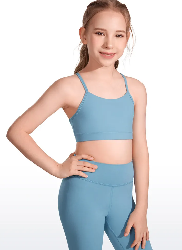 Store CRZ YOGA Butterluxe Girls Sports Bras Y Back
