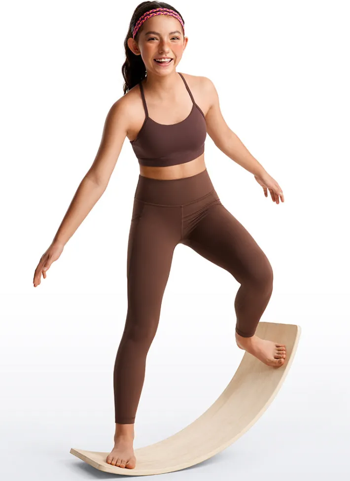 Outlet CRZ YOGA Butterluxe Girls Sports Pocketed Leggings