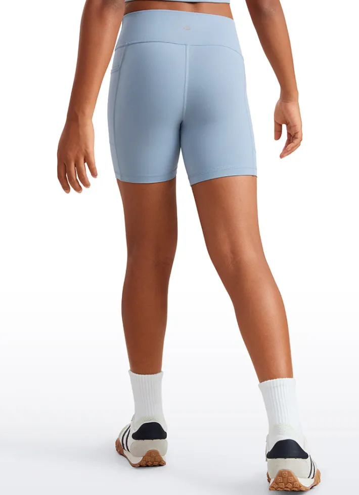 Cheap CRZ YOGA Butterluxe Girls Sports Pockets Shorts