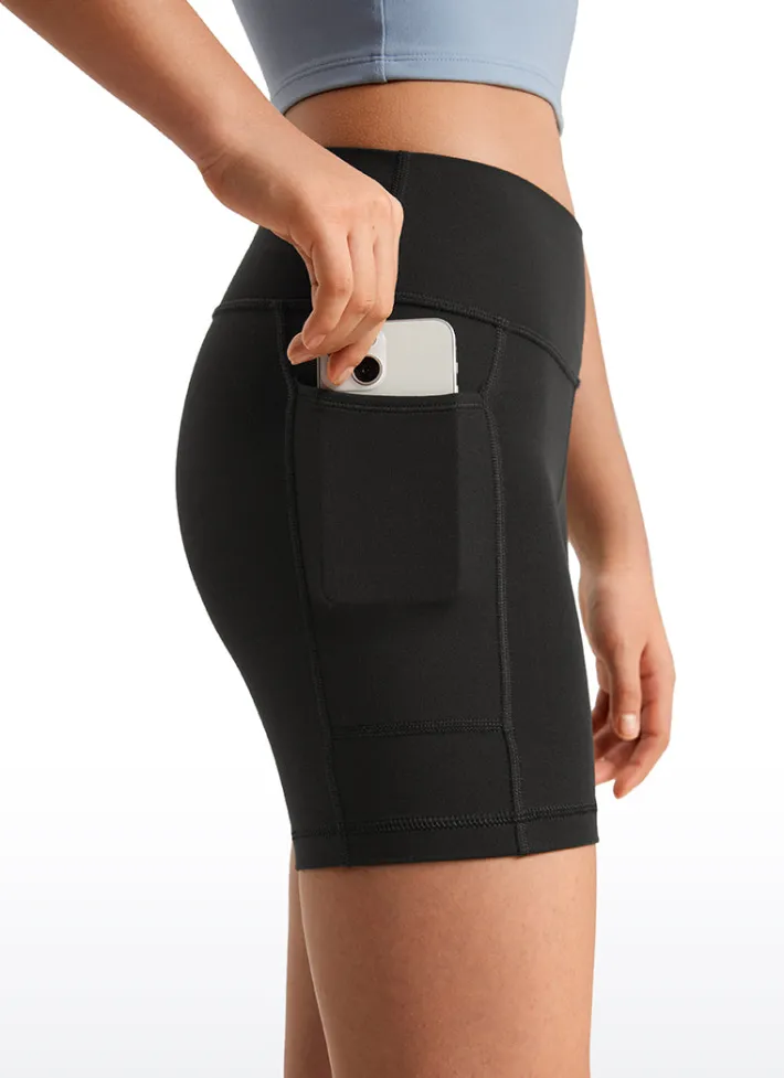 Cheap CRZ YOGA Butterluxe Girls Sports Pockets Shorts