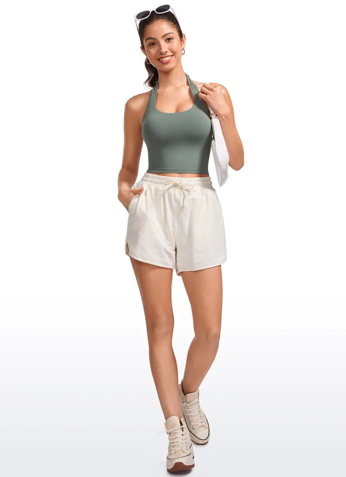 Best Sale CRZ YOGA Butterluxe Halter Built-in Bra Tanks