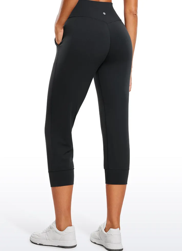 Fashion CRZ YOGA Butterluxe High Waist Cropped Joggers 23" with Pockets
